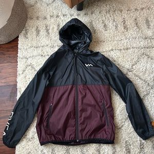 RVCA Hexstop IV Jacket Large plum/Black “Plum” $85
